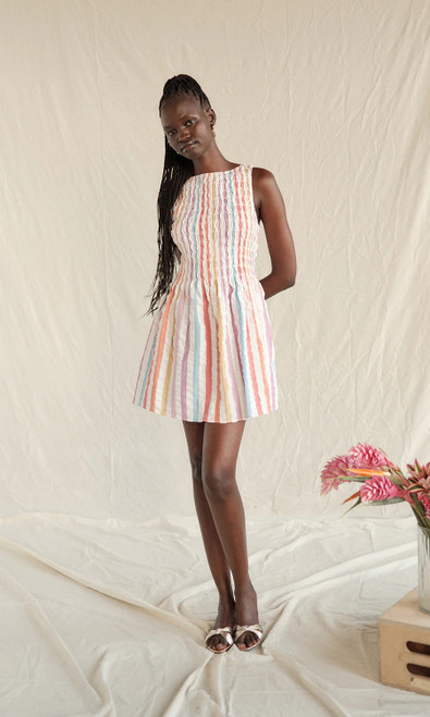 Elenor Mini Dress - Rainbow